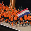 06.02.2026. Олимпийские игра 2026: церемония открытия. Парад атлетов. Команда Нидерландов 06.02.2026. Олимпийские игра 2026: церемония открытия. Парад атлетов. Команда Нидерландов