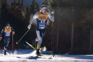 Савелий Коростелев завоевал бронзу в гонке на 10 км на Кубке мира в Лахти