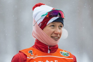Лыжница Лидия Горбунова — победительница гонки на 5 км классическим стилем на «Кубке Селигдара» в Алдане