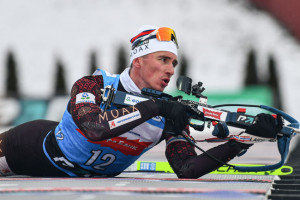 Российский биатлонист Карим Халили — победитель гонки преследования на Кубке Содружества в Сочи