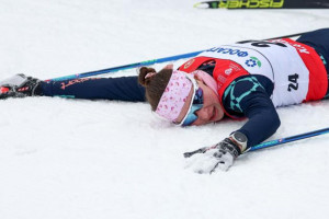 Лыжница Ксения Шорохова — победительница спринта в Финале Кубка России в Кировске